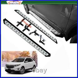 Running Boards Side Steps Pedals Nerf Bar Fits for Chevrolet Equinox 2018-2022