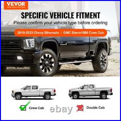 Running Boards Step Bars 6 2019-2023 Chevy Silverado GMC Sierra 1500 2020-2024