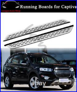 Running Boards fits for Chevrolet Captiva 2008-2017 Side Steps Nerf Bars