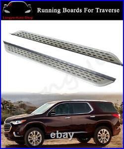 Running Boards fits for Chevrolet Traverse 2018-2021 Side Step Nerf Bars