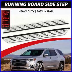 Running Boards for Chevy Chevrolet Traverse 2018 2023 Side Steps Nerf Bar
