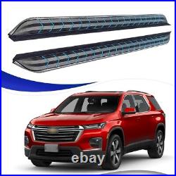 Running Boards for Chevy Chevrolet Traverse 2018-2023 Side Steps Nerf Bar