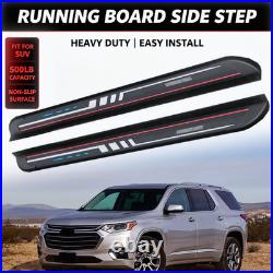 Running Boards for Chevy Chevrolet Traverse 2018 2025 Side Steps Nerf Bar