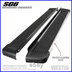SG6 Running Boards for 2010-2013 Chevrolet Silverado 1500 Westin 27-64720-SS
