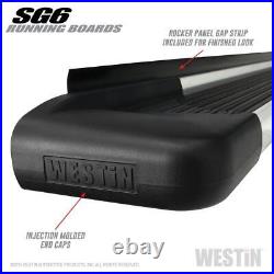 SG6 Running Boards for 2010-2013 Chevrolet Silverado 1500 Westin 27-64720-SS