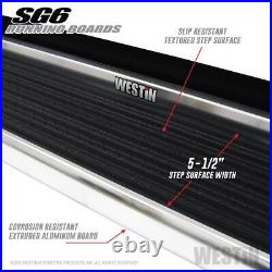 SG6 Running Boards for 2010-2013 Chevrolet Silverado 1500 Westin 27-64720-SS