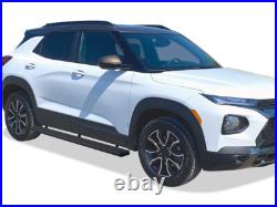 SUPERSEDED Running Boards 5 Matte Black Fit 21-25 Chevy Trailblazer