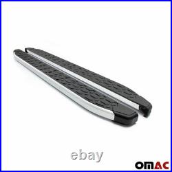 Side Steps Running Boards Alu. Nerf Bars 2Pcs For Chevrolet Chevy Captiva 2016-21