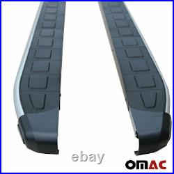 Side Steps Running Boards Aluminum Nerf Bars 2 Pcs. For Chevrolet Trax 2015-2021
