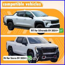 Side Steps Running Boards Nerf Bars Fits Chevy Silverado EV GMC Sierra EV 2024+