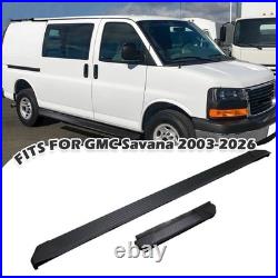 Side step nerf bar Running Board Fits for Chevy Express GMC Savana 2003-2027