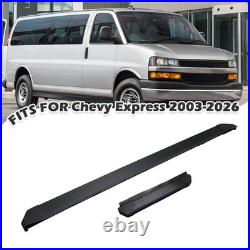 Side step nerf bar Running Board Fits for Chevy Express GMC Savana 2003-2027