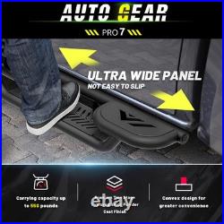 Three Raised Steps Running Boards For 19-2026 Silverado & Sierra 1500 Double Cab