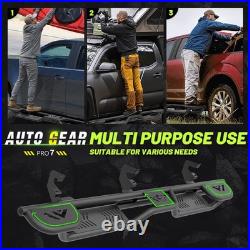 Three Raised Steps Running Boards For 19-2026 Silverado & Sierra 1500 Double Cab