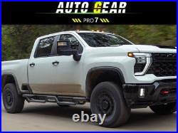 Three Raised Steps Running Boards For 19-2026 Silverado & Sierra 1500 Double Cab