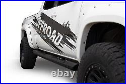 U-GUARD 5 Black Running Boards For 19-23 Chevrolet Silverado 1500 Crew Cab