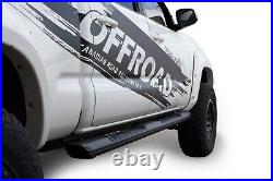 U-GUARD 5 Black Running Boards For 19-23 Chevrolet Silverado 1500 Crew Cab