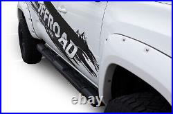 U-GUARD 5 Black Running Boards For 19-23 Chevrolet Silverado 1500 Crew Cab