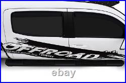 U-GUARD 5 Black Running Boards For 19-23 Chevrolet Silverado 1500 Crew Cab