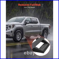 Uimoso Running Boards Nerf Bar Side Step 4 in for 19-25 Chevy GMC 1500 Crew Cab