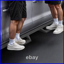 Uimoso Running Boards Nerf Bar Side Step 4 in for 19-25 Chevy GMC 1500 Crew Cab