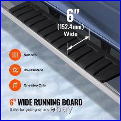 VEVOR Running Boards 6 Fit 2019-2023 Chevy Silverado/GMC Sierra 1500-Crew Cab