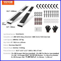 VEVOR Running Boards 6 Step Bars Fit 2007-2018 Chevy Silverado/GMC Sierra 1500