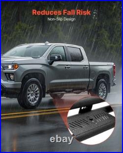 VEVOR Running Boards Nerf Bar Side Step 6 in for 19-25 Chevy Silverado Crew Cab