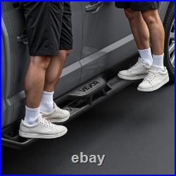 VEVOR Running Boards Nerf Bar Side Step 6 in for 19-25 Chevy Silverado Crew Cab