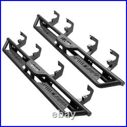 VEVOR Running Boards Nerf Bar Side Step 6 in for 19-25 Chevy Silverado Crew Cab