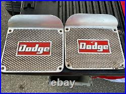Vintage Pair Dodge Running Board Step Plates Chevy Ford Hot Rod Rat Rod