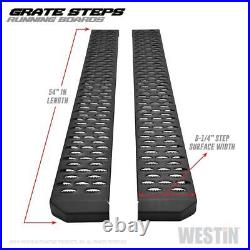 Westin Running Board Textured Black Running Boards 54 inches Grate Steps Runni