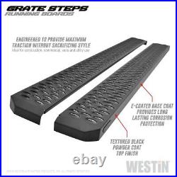 Westin Running Board Textured Black Running Boards 68 inches Grate Steps Runni
