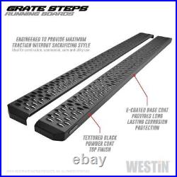 Westin Running Board Textured Black Running Boards 79 inches Grate Steps Runni