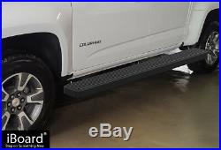 Wheel to Wheel Running Boards 6-inch Fit 15-20 Colorado Canyon Crew Cab 5ft Bed